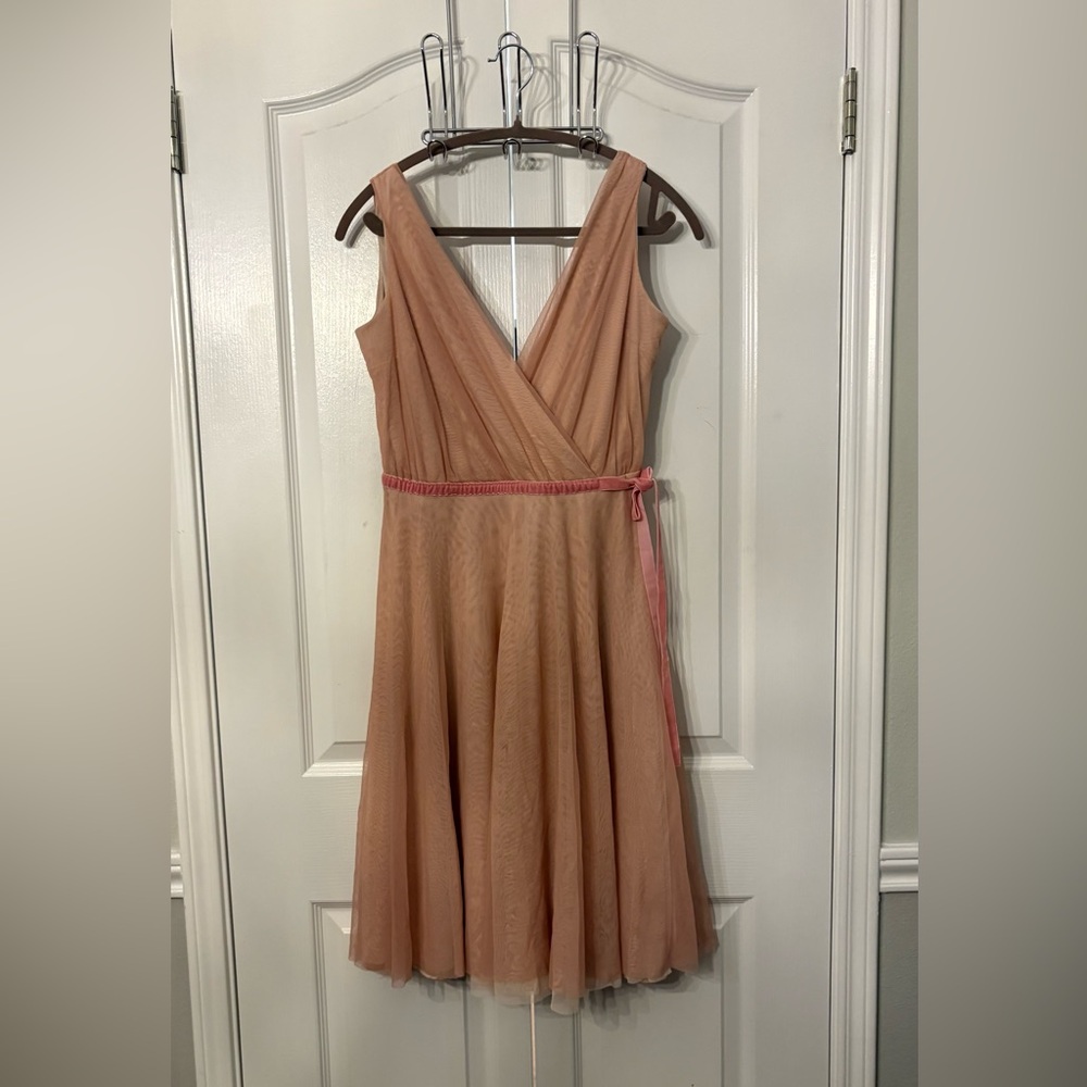 Alexia Admor Women’s Dress, Rose colored Tulle,size no tag,see measurements